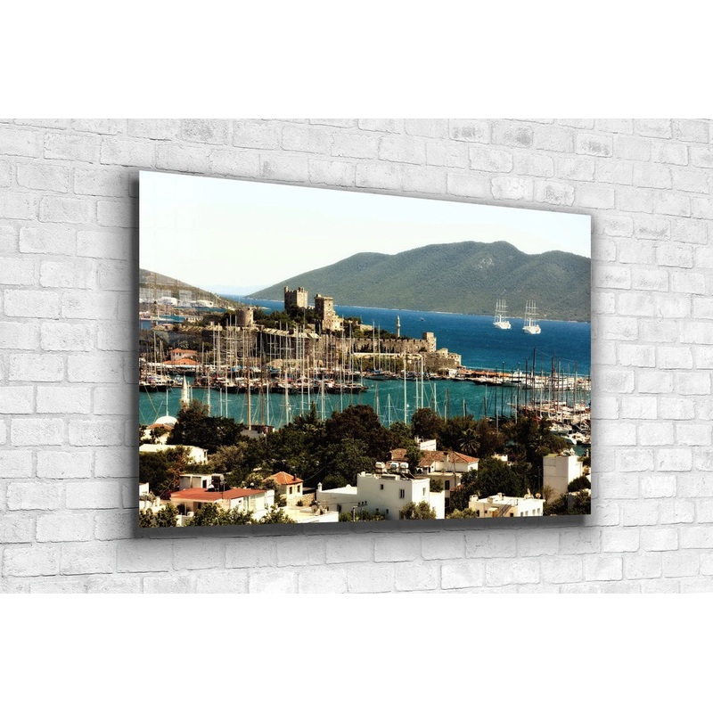 Port Seaside View UV Direct Aluminum Print Australian Made Quality