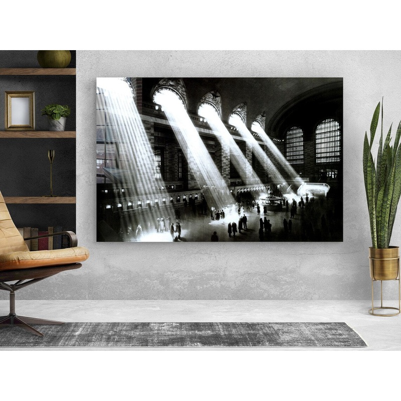Taxi New York Night UV Direct Aluminum Print Australian Made Quality
