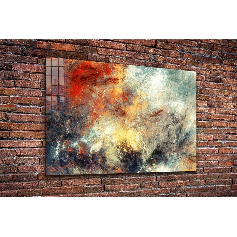 Abstract Cosmic Storm UV Direct Aluminum Print Australian Made Quality