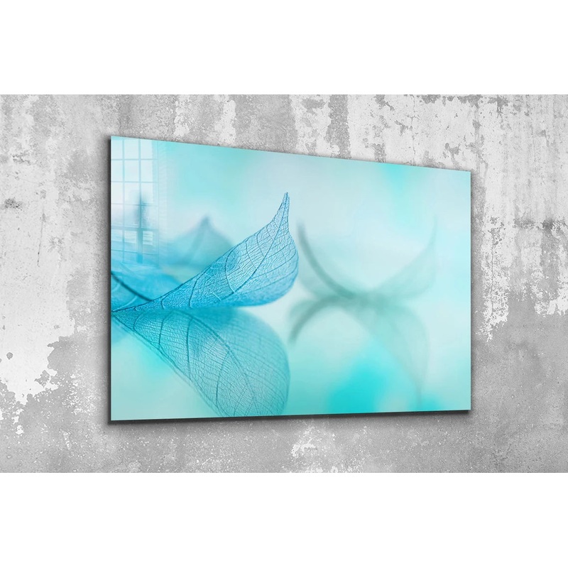 Blue Leaf Xray Digital UV Direct Aluminum Print Australian Made Quality
