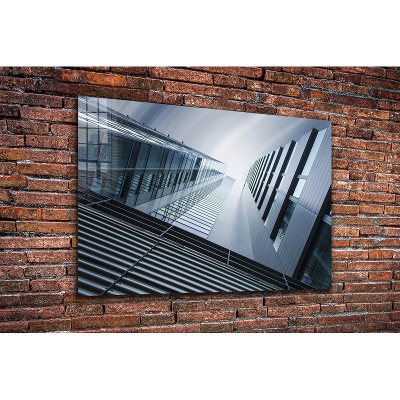 Building Below View UV Direct Aluminum Print Australian Made Quality