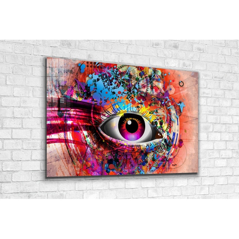 Colorful Eye Digital UV Direct Aluminum Print Australian Made Quality