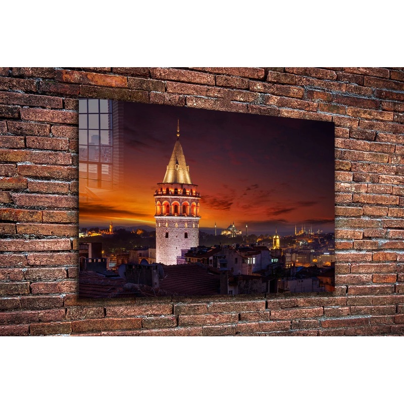 Galata Tower Istanbul UV Direct Aluminum Print Australian Made Quality