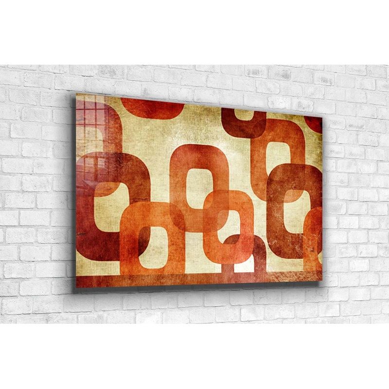 Geometric Pattern Art UV Direct Aluminum Print Australian Made Quality