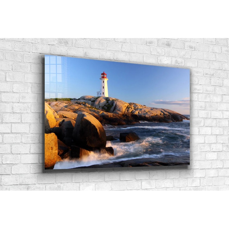 Lighthouse on The Cliff UV Direct Aluminum Print Australian Made Quality