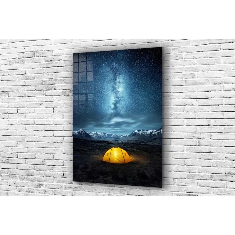 North Pole Galaxy Sky UV Direct Aluminum Print Australian Made Quality