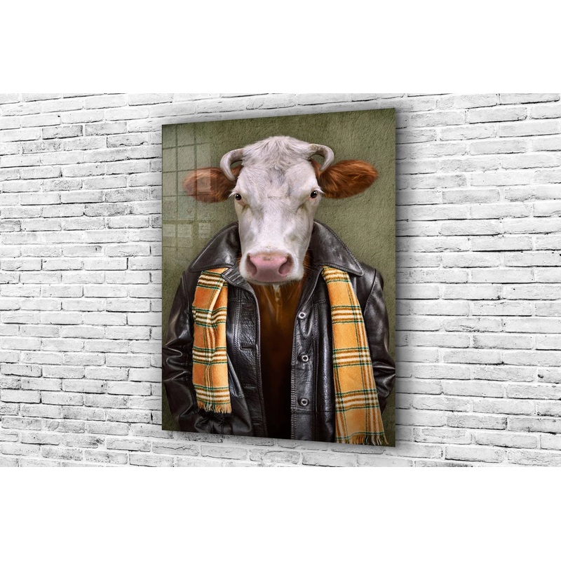 Oxhead Abstract Design UV Direct Aluminum Print Australian Made Quality