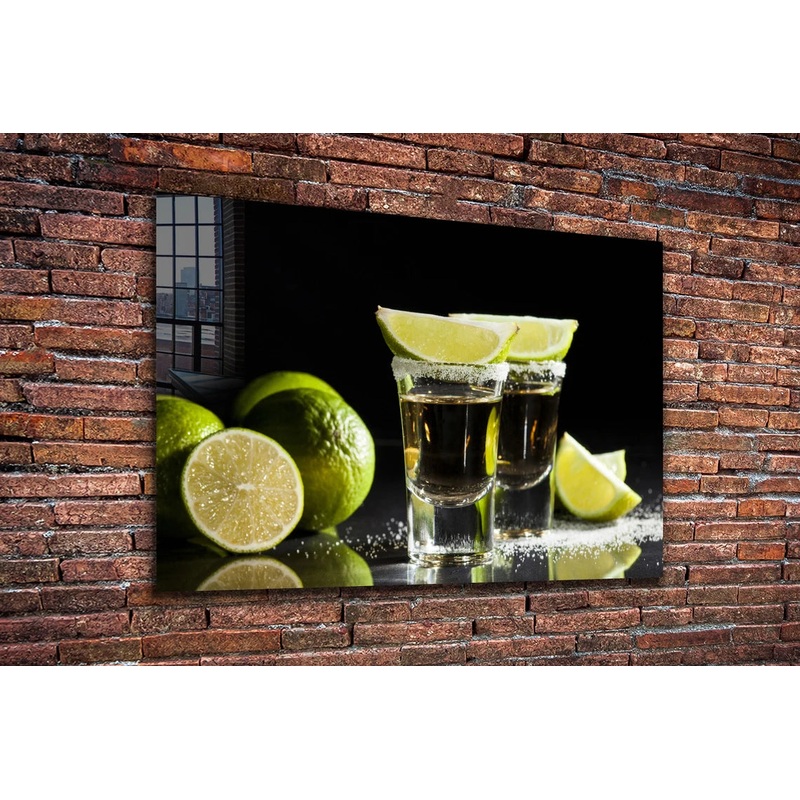 Tequila Shots & Lemons UV Direct Aluminum Print Australian Made Quality
