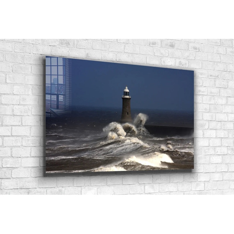 The Lighthouse Beach UV Direct Aluminum Print Australian Made Quality
