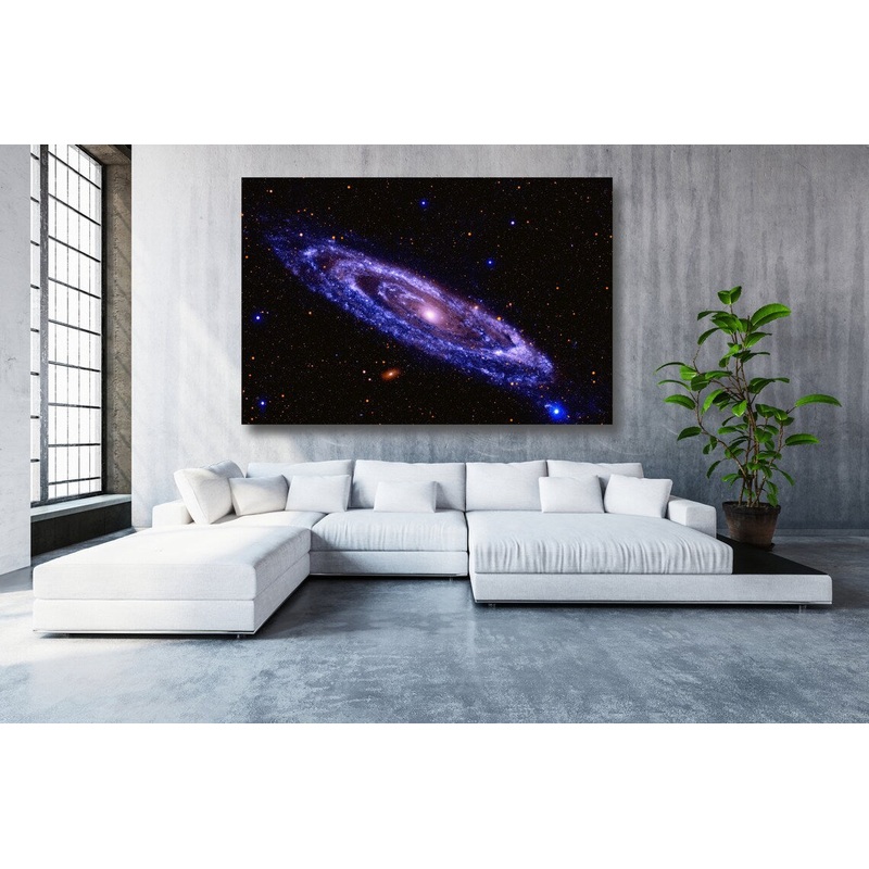 Andromeda Galaxy UV Direct Aluminum Print Australian Made Quality