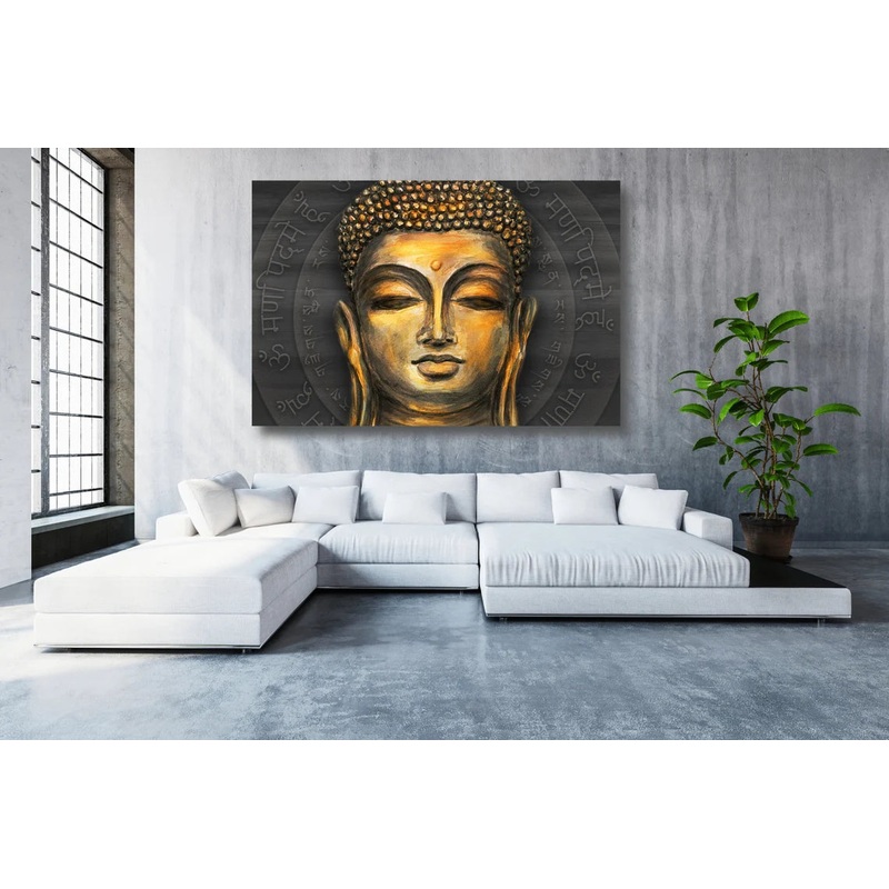 Buddha Wall Art UV Direct Aluminum Print Australian Made Quality