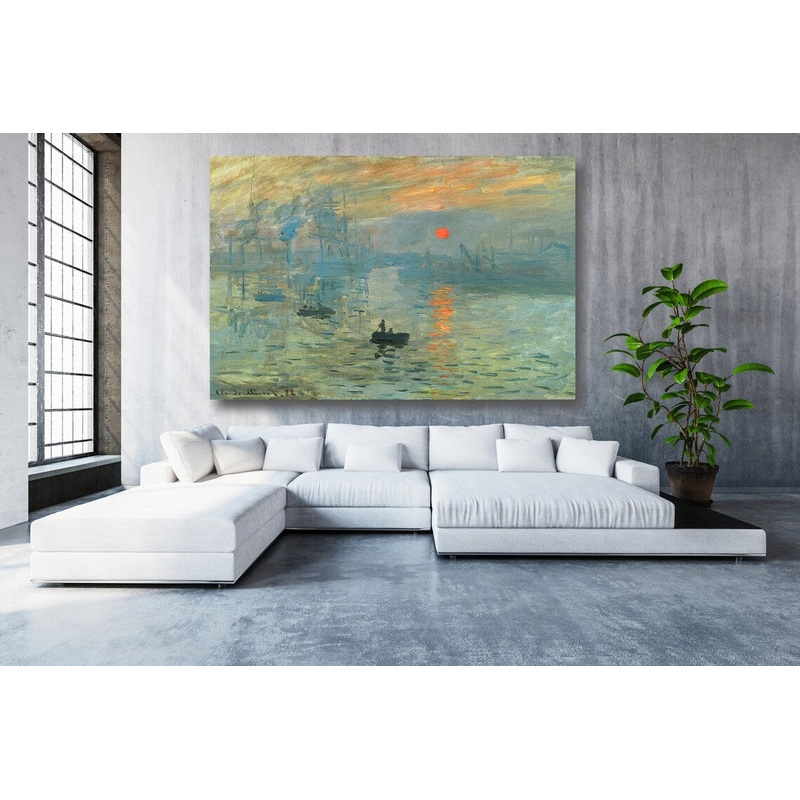 Claude Monet, Impression Sunrise UV Direct Aluminum Print Australian Made Quality