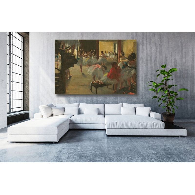 Edgar Degas, The Dance Class UV Direct Aluminum Print Australian Made Quality