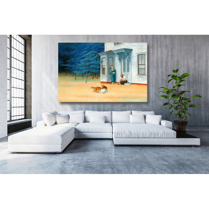 Edward Hopper, Cape Cod Evening UV Direct Aluminum Print Australian Made Quality