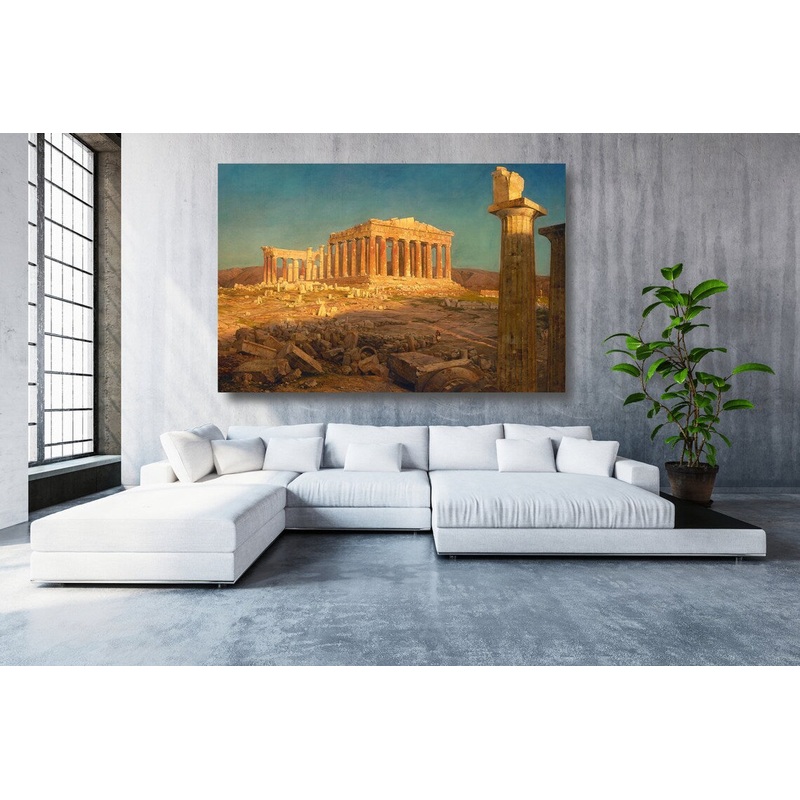 Frederic Edwin Church, The Parthenon UV Direct Aluminum Print Australian Made Quality