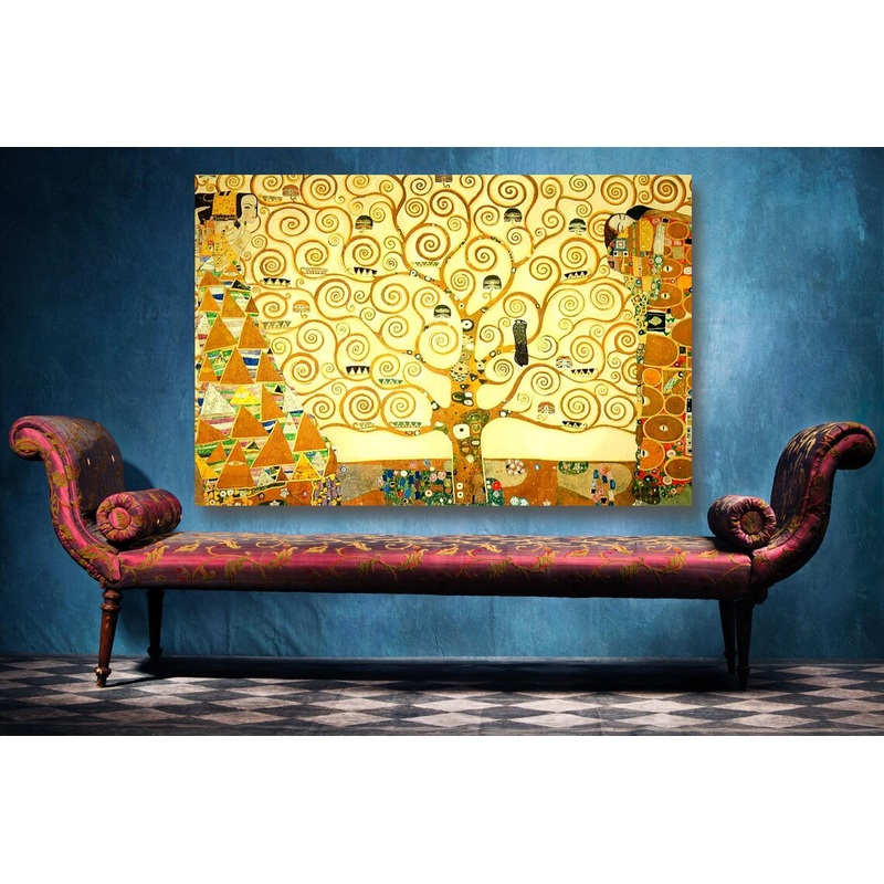 Gustav Klimt, Tree Of Life UV Direct Aluminum Print Australian Made Quality