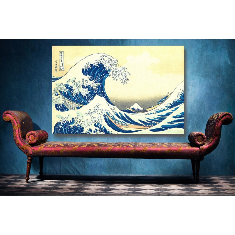 Hokusai, The Great Wave Off Kanagawa UV Direct Aluminum Print Australian Made Quality