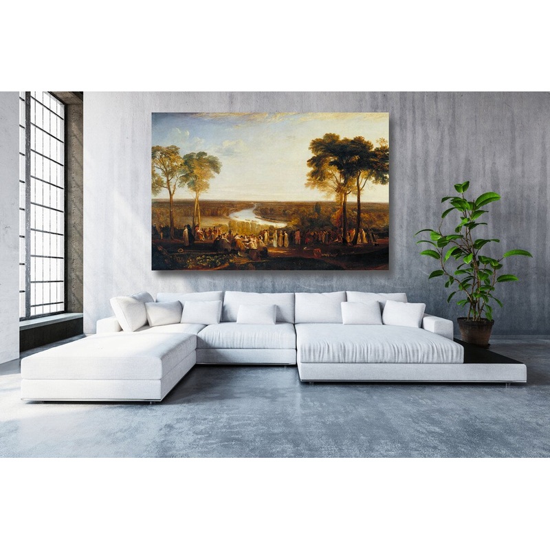 JMW Turner, England, Richmond Hill UV Direct Aluminum Print Australian Made Quality