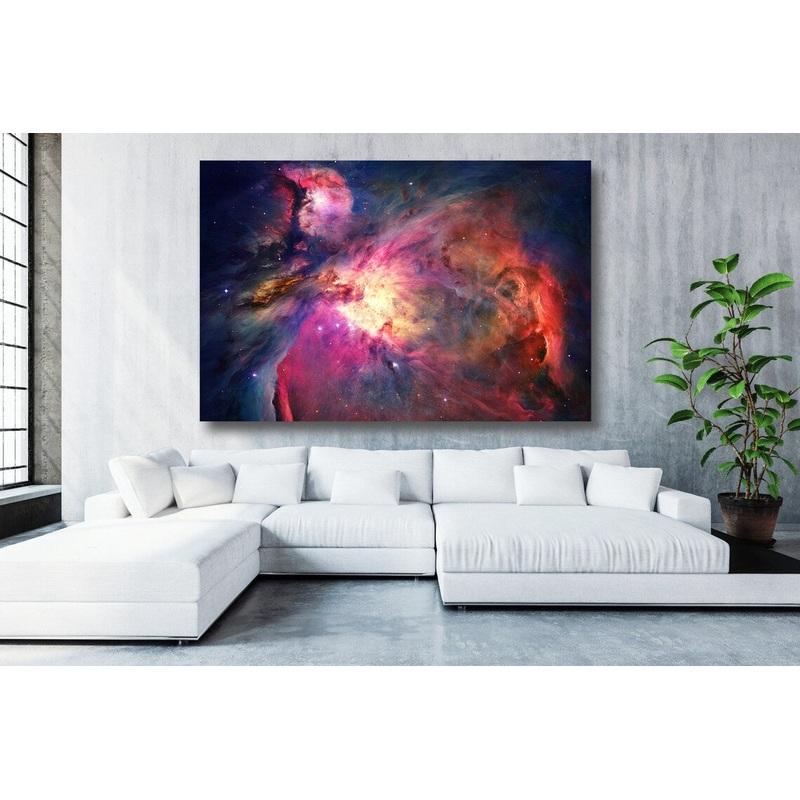Orion Nebula Hubble Space UV Direct Aluminum Print Australian Made Quality