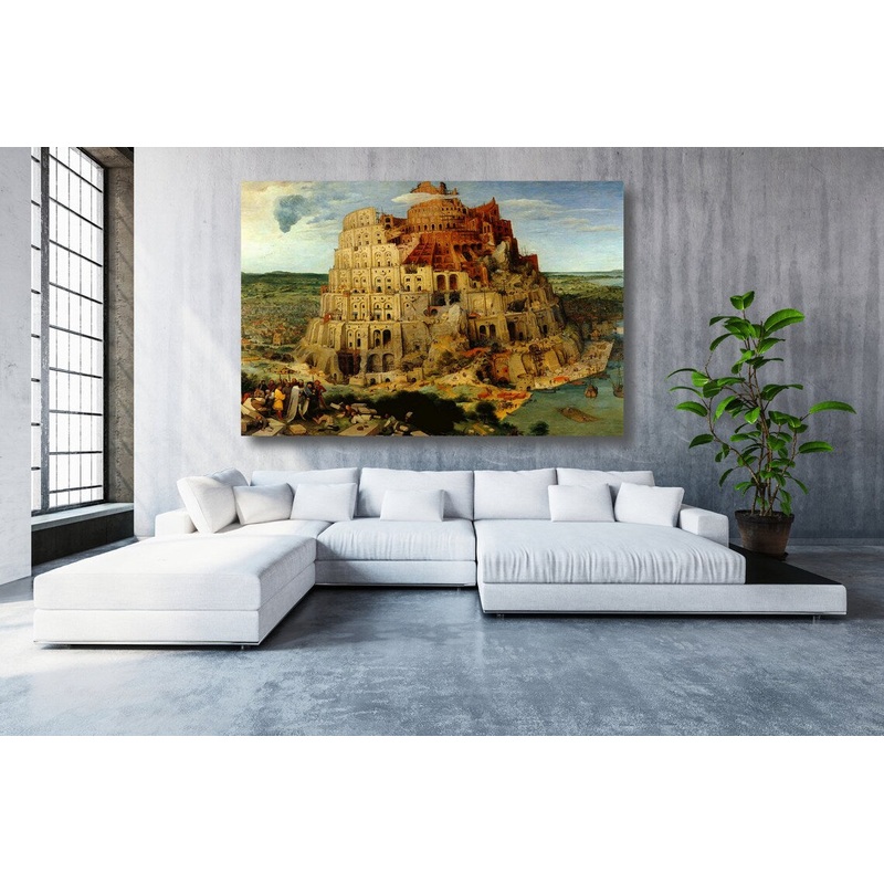 Pieter Bruegal The Elder, The Tower UV Direct Aluminum Print Australian Made Quality