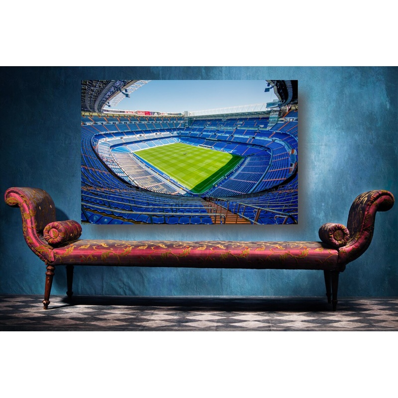 Real Madrid Stadium UV Direct Aluminum Print Australian Made Quality