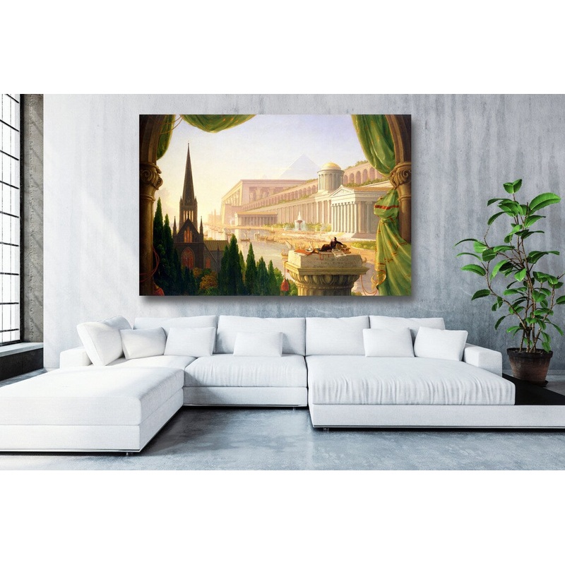 Thomas Cole, Architect's Dream UV Direct Aluminum Print Australian Made Quality