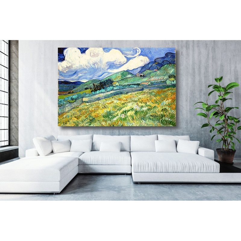 Vincent Van Gogh, Mountainous UV Direct Aluminum Print Australian Made Quality