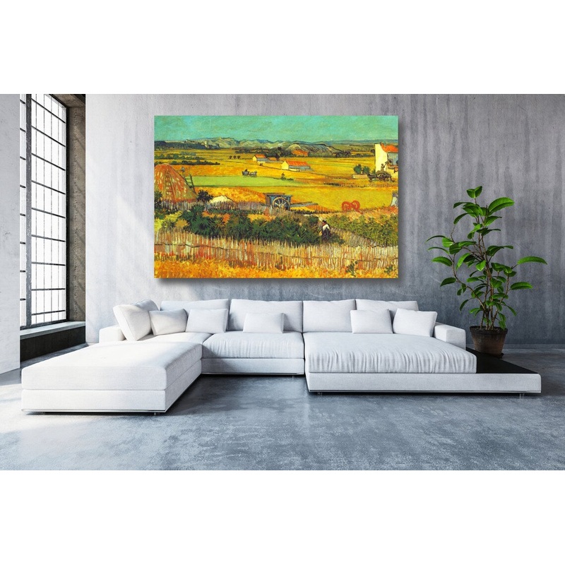 Vincent Van Gogh, The Harvest UV Direct Aluminum Print Australian Made Quality