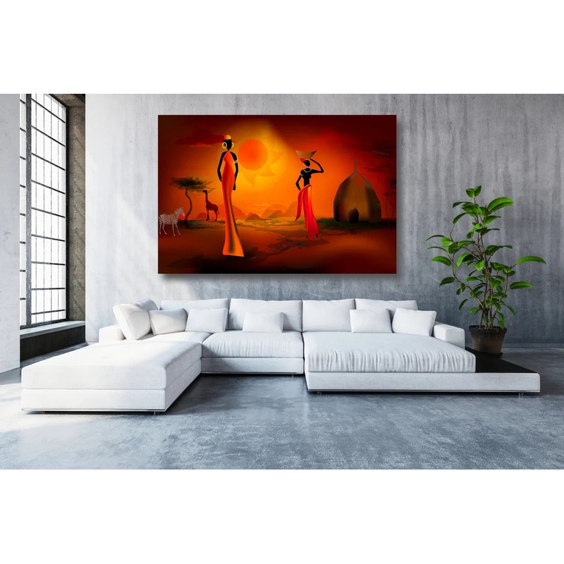 African Wall Art UV Direct Aluminum Print Australian Made Quality
