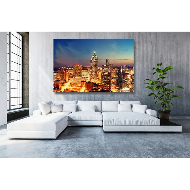 Atlanta Georgia Cityscape UV Direct Aluminum Print Australian Made Quality