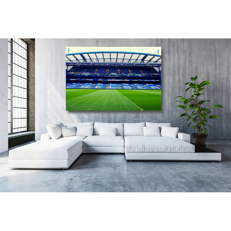 Chelsea Stamford Bridge Stadium UV Direct Aluminum Print Australian Made Quality