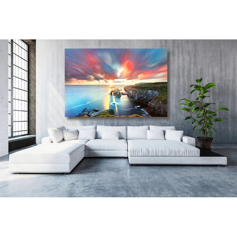 Cornwall England Seascape UV Direct Aluminum Print Australian Made Quality
