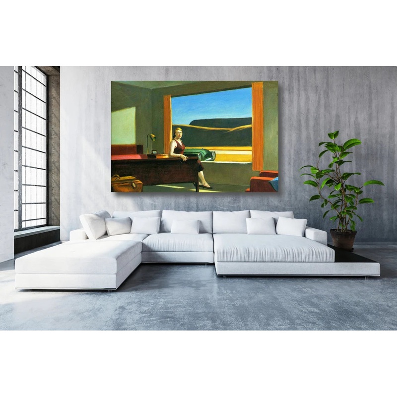 Edward Hopper, Western Motel UV Direct Aluminum Print Australian Made Quality