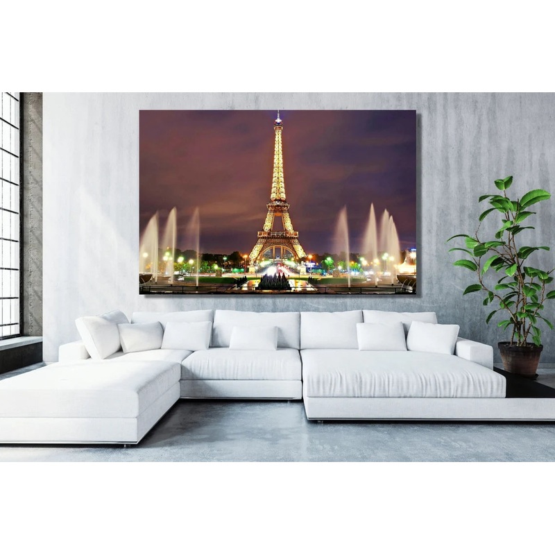 Eiffel Tower Paris UV Direct Aluminum Print Australian Made Quality