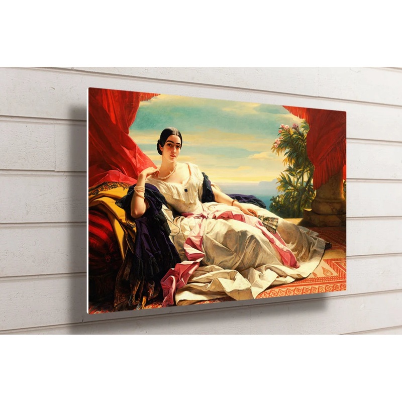 Franz Xaver Winterhalter, Leonilla UV Direct Aluminum Print Australian Made Quality