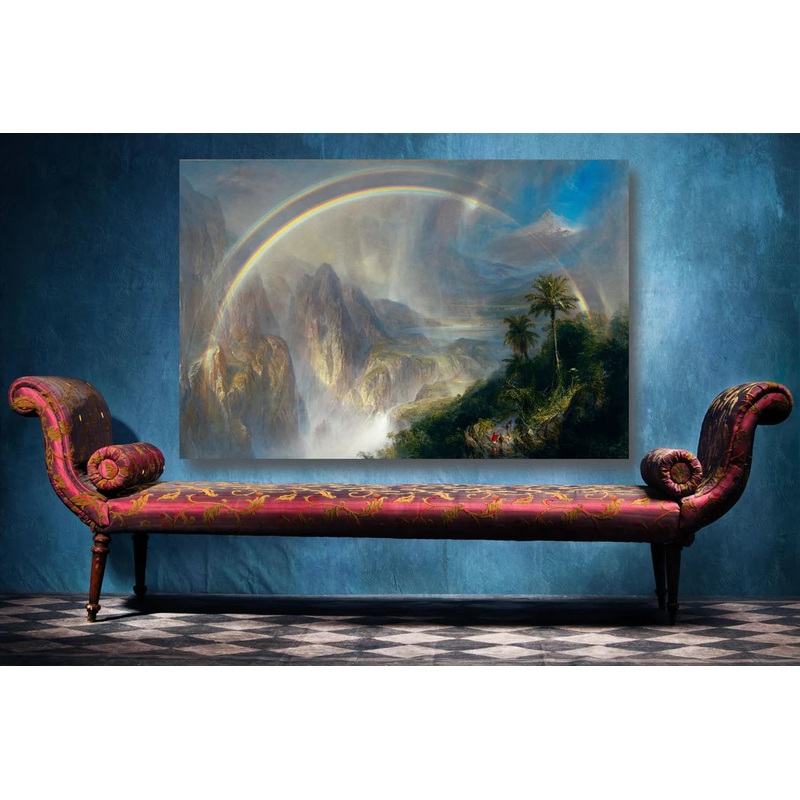 Frederic Edwin Church, Rainy Season In The Tropics UV Direct Aluminum Print Australian Made Quality