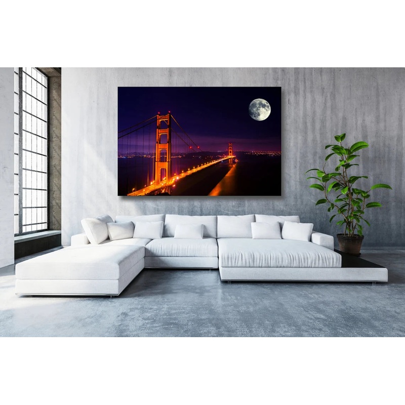Golden Gate Bridge Wall Art UV Direct Aluminum Print Australian Made Quality