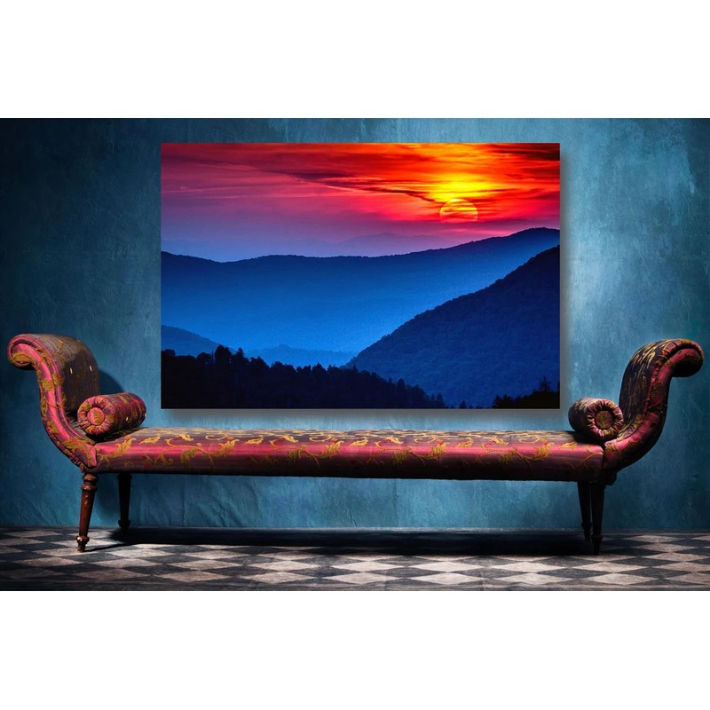 Great Smoky Mountains Tennessee UV Direct Aluminum Print Australian Made Quality