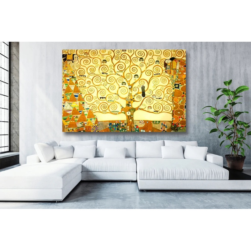 Gustav Klimt, The Tree Of Life UV Direct Aluminum Print Australian Made Quality