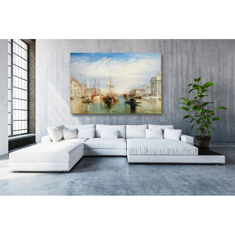 JMW Turner, Venice From The Porch Of Madonna Della Salute UV Direct Aluminum Print Australian Made Quality