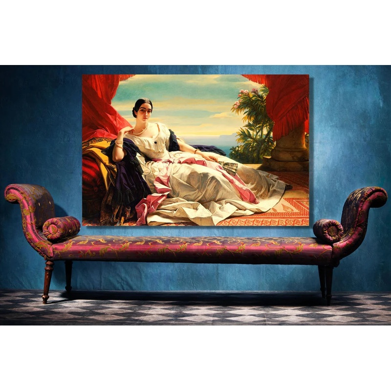 Leonilla, Princess Of Sayn Map Of The World UV Direct Aluminum Print Australian Made Quality