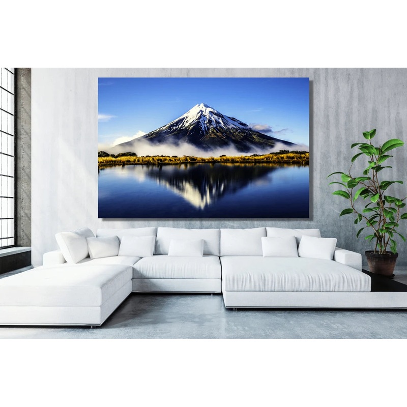 Mount Taranaki New Zealand UV Direct Aluminum Print Australian Made Quality