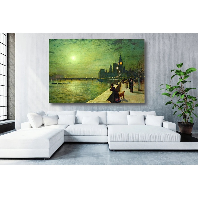Reflections On The Thames UV Direct Aluminum Print Australian Made Quality