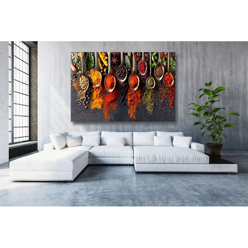 Spices And Herbs UV Direct Aluminum Print Australian Made Quality