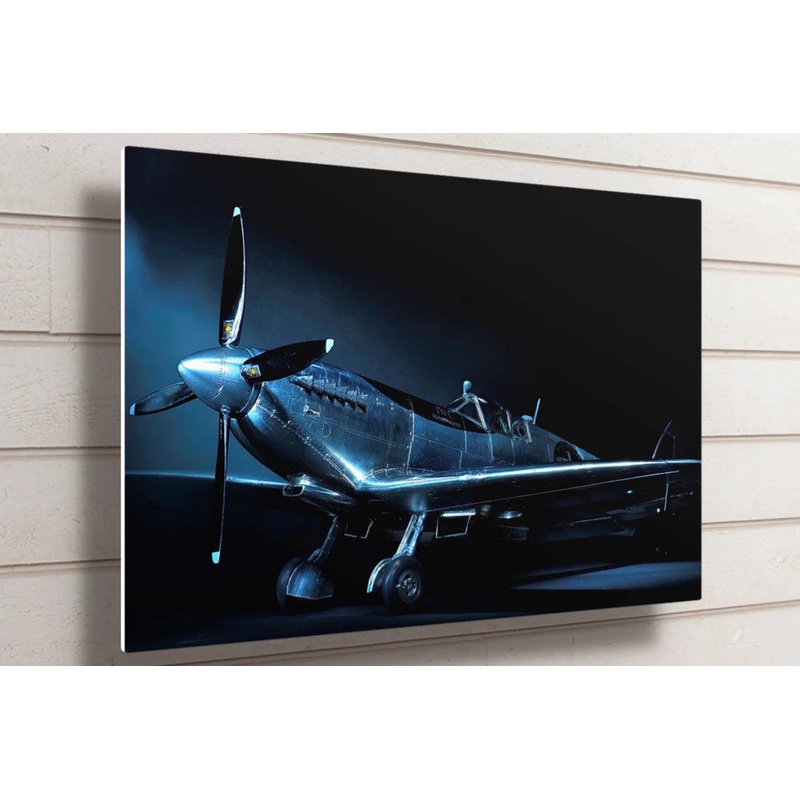 Spitfire Aircraft UV Direct Aluminum Print Australian Made Quality