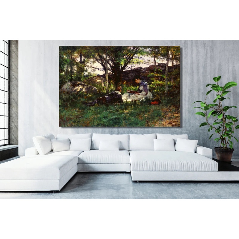 T.C. Steele, A June Idyll UV Direct Aluminum Print Australian Made Quality