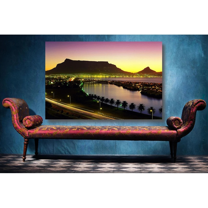 Table Mountain Cape Town UV Direct Aluminum Print Australian Made Quality