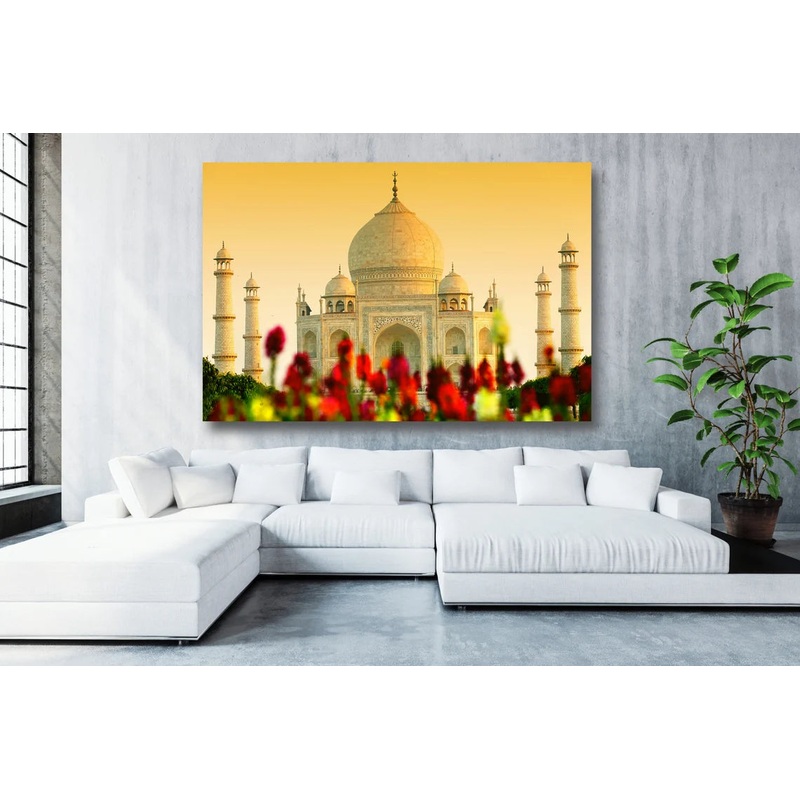 Taj Mahal Temple India UV Direct Aluminum Print Australian Made Quality