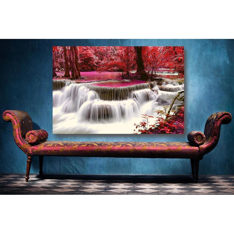 Thailand Forest Waterfall UV Direct Aluminum Print Australian Made Quality