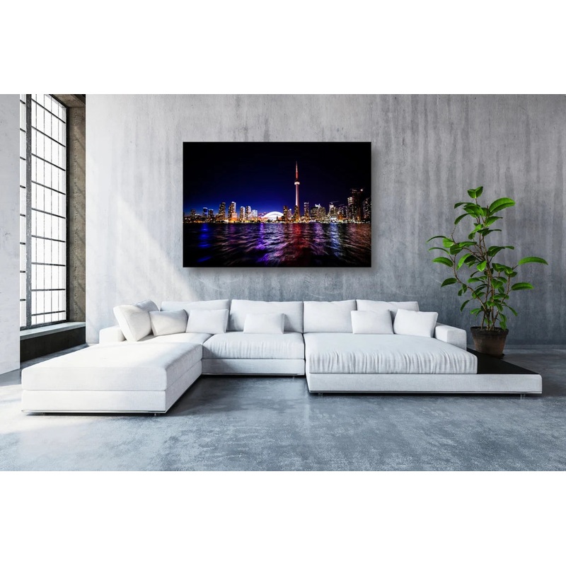 Toronto Cityscape Wall Art UV Direct Aluminum Print Australian Made Quality